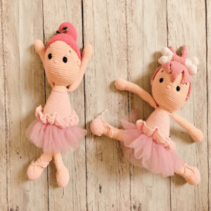 Ballerina amigurumi doll crochet pattern