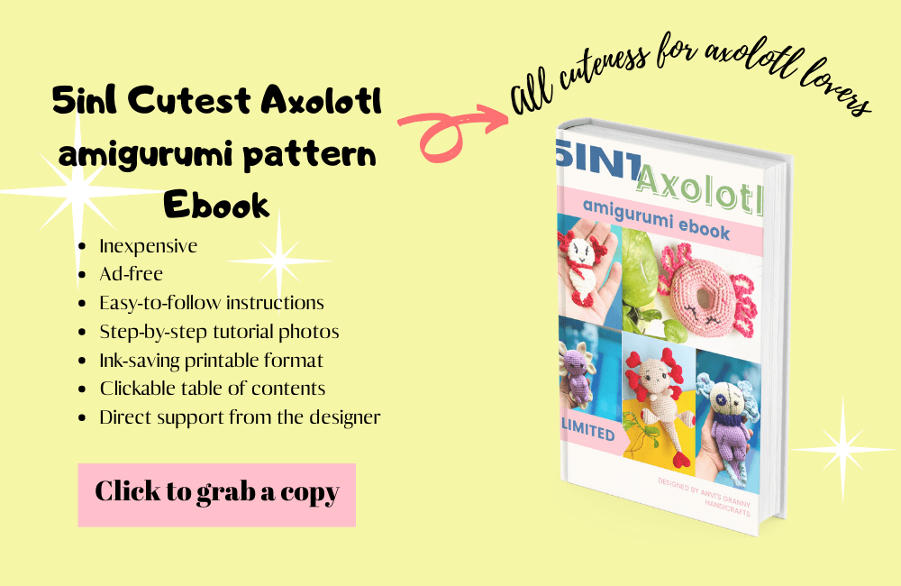 axolotl amigurumi free pattern, Easy Crochet Donut Axolotl Amigurumi Free Pattern For Beginners