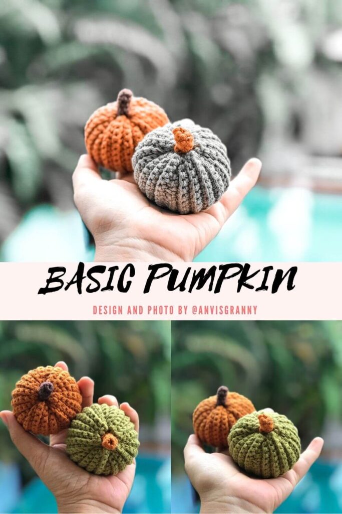 simple crochet pumpkin pattern for beginners