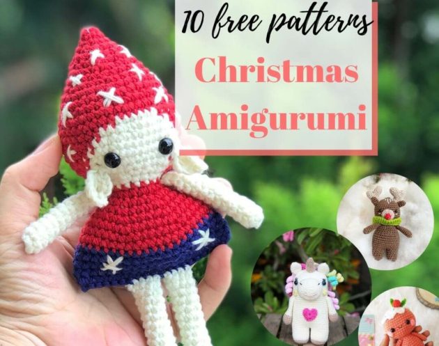 christmas amigurumi, 10 Days Of Christmas Amigurumi Blog Hop