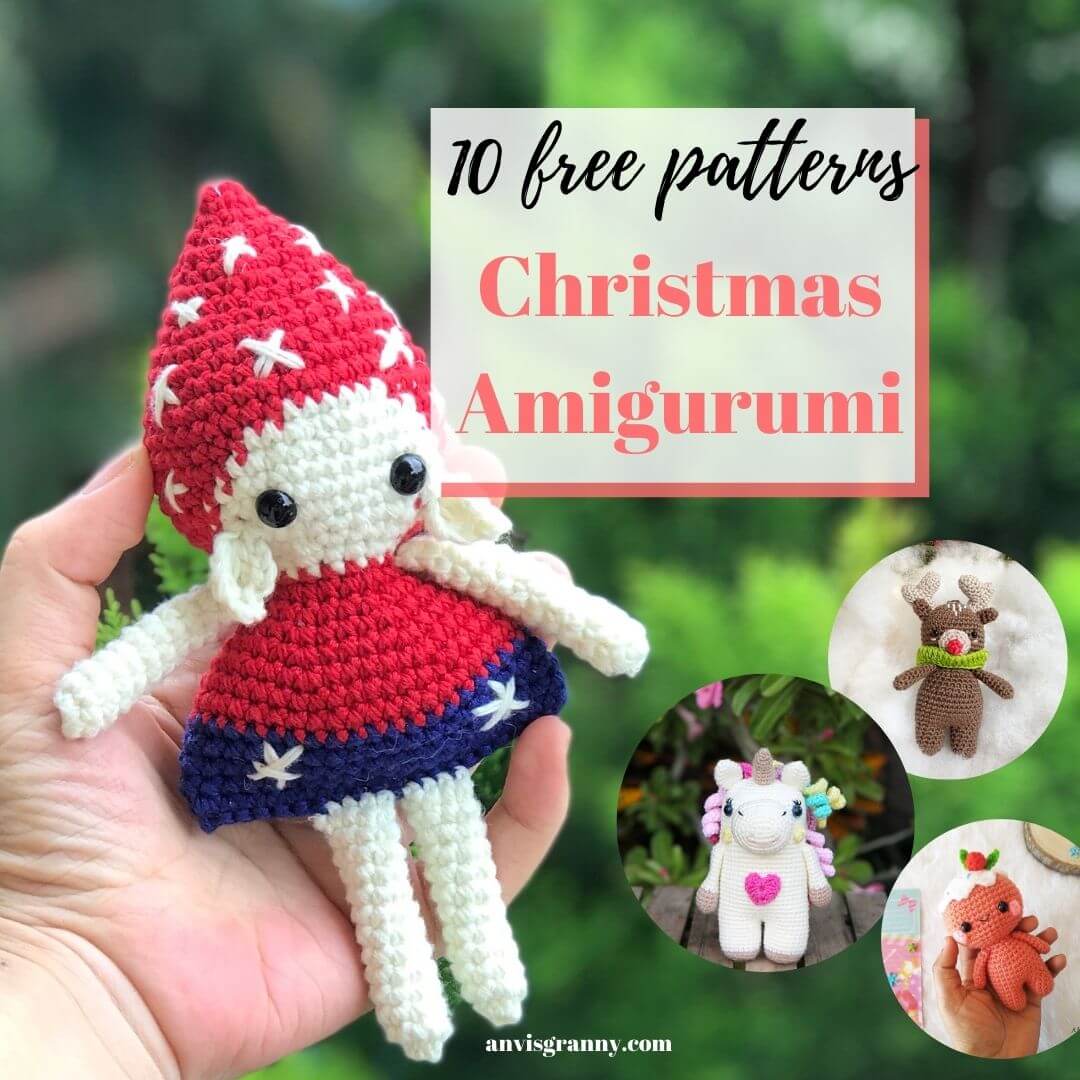 christmas amigurumi, 10 Days Of Christmas Amigurumi Blog Hop