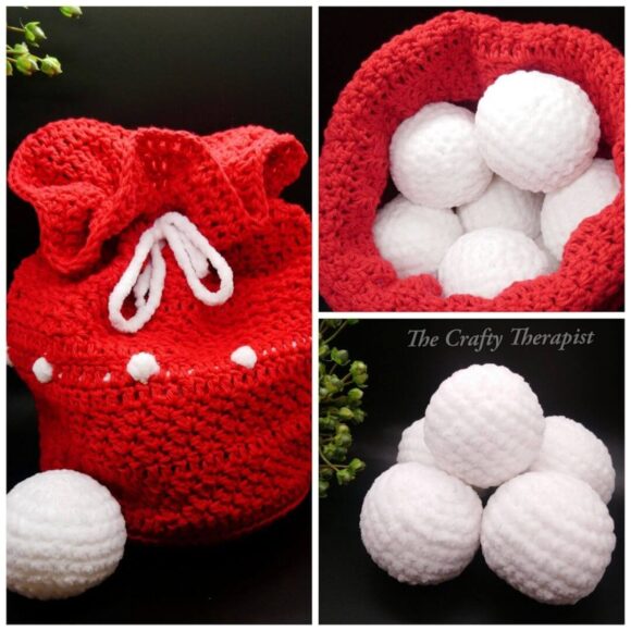 Snowball Fight free crochet pattern