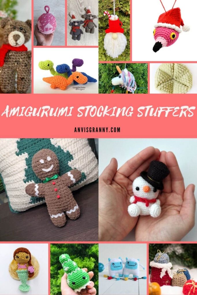 Amigurumi Stocking Pattern, 14 Amigurumi Stocking Stuffer Crochet Patterns