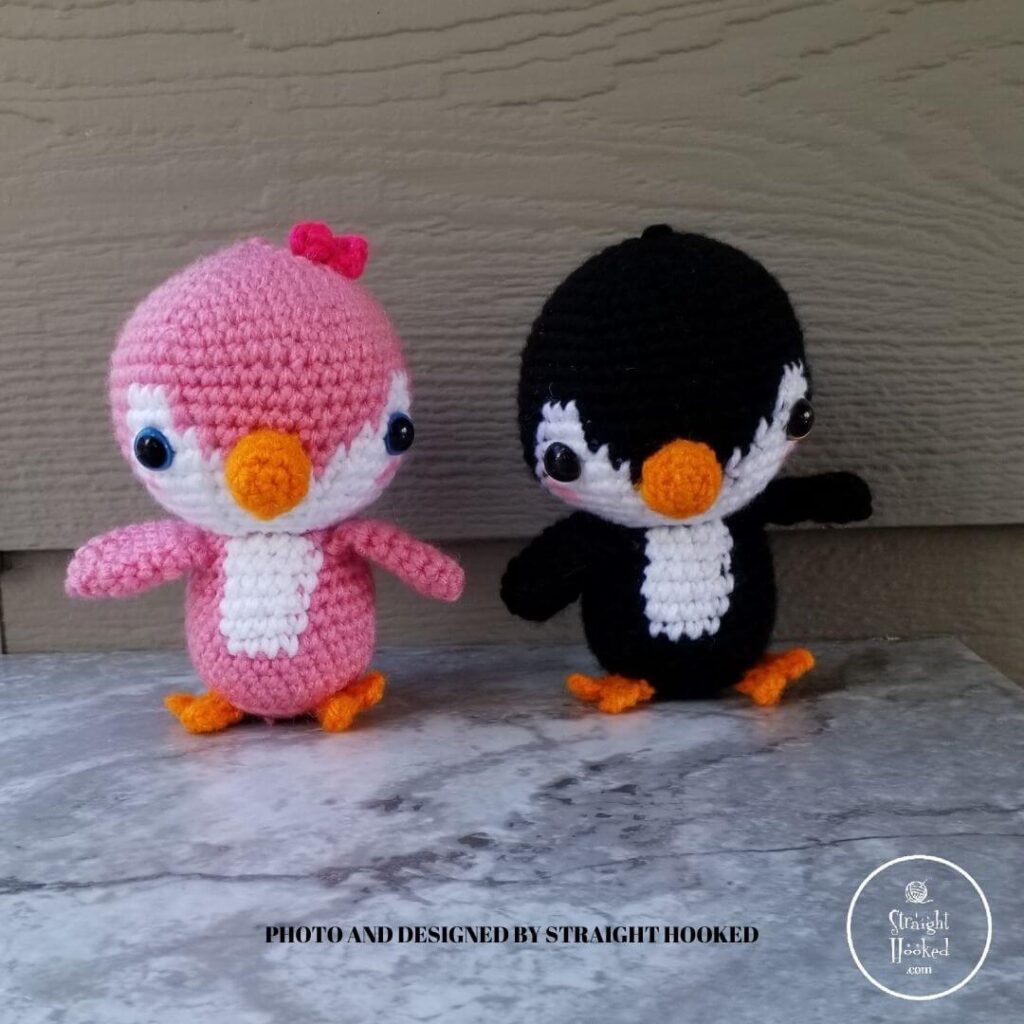 Pen and Gwen Baby Penguins free crochet amigurumi pattern