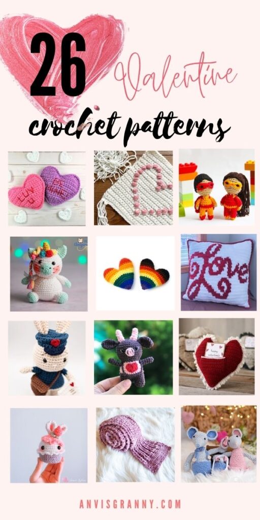 Valentine crochet patterns free
