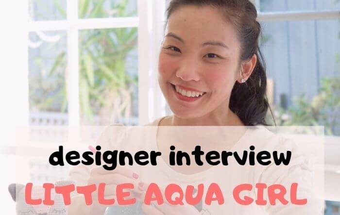 amigurumi designer interview little aqua girl