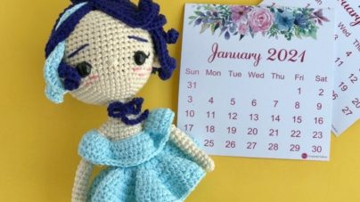 Zodiac Aquarius Princess Amigurumi Doll Crochet Pattern3
