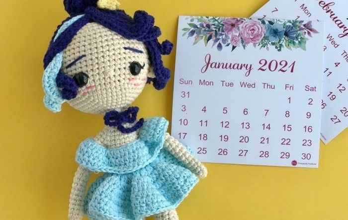 Zodiac Aquarius Princess Amigurumi Doll Crochet Pattern3