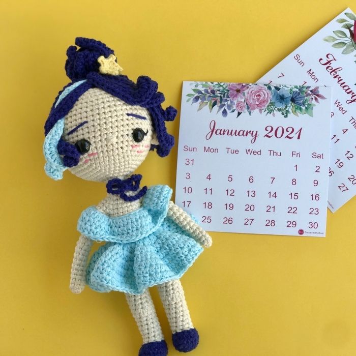 aquarius princess crochet doll, Aquarius Zodiac Princess Amigurumi Doll &#8211; Crochet Pattern Review
