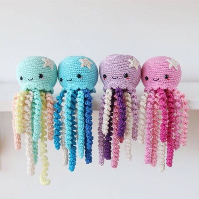 crochet octopuses