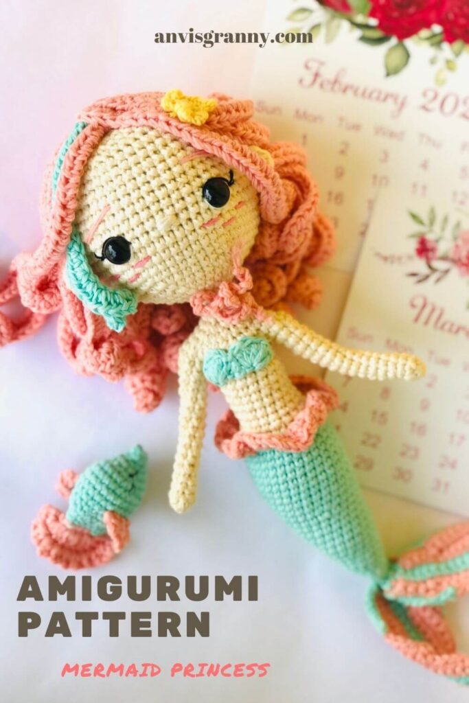 Pisces amigurumi doll crochet pattern