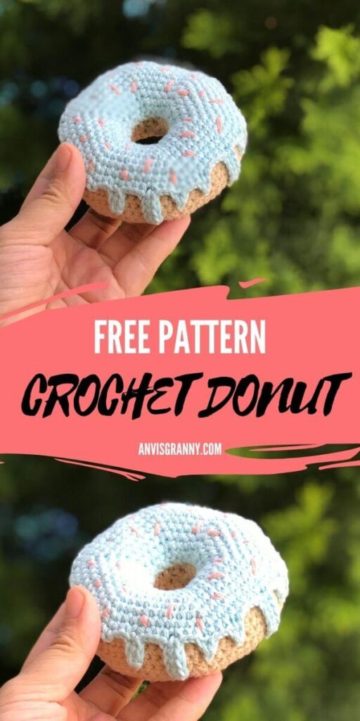free amigurumi crochet donut pattern for beginners
