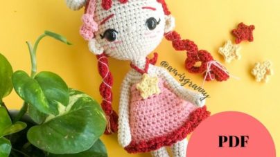 Aries amigurumi zodiac doll crochet pattern