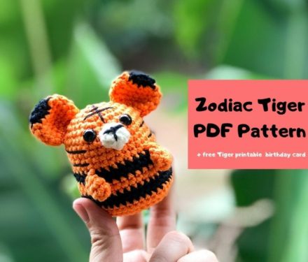 crochet tiger amigurumi pattern