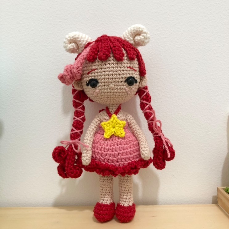 Aries princess amigurumi doll
