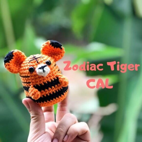 Zodiac Tiger Amigurumi Free Pattern -Zodiac CAL (Eps 03)