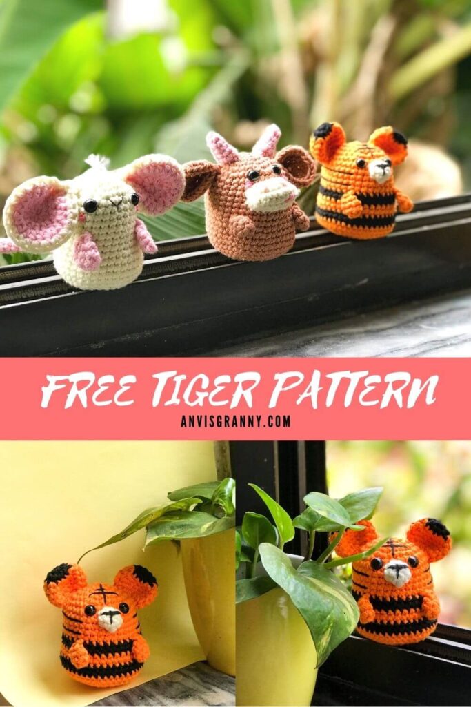 Tiger Amigurumi free pattern, Tiger Amigurumi Free Pattern &#8211; Small Tiger Crochet Pattern Free