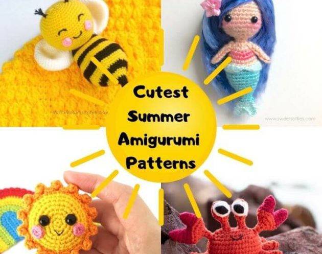 16 cutest Summer Amigurumi crochet patterns for beginners