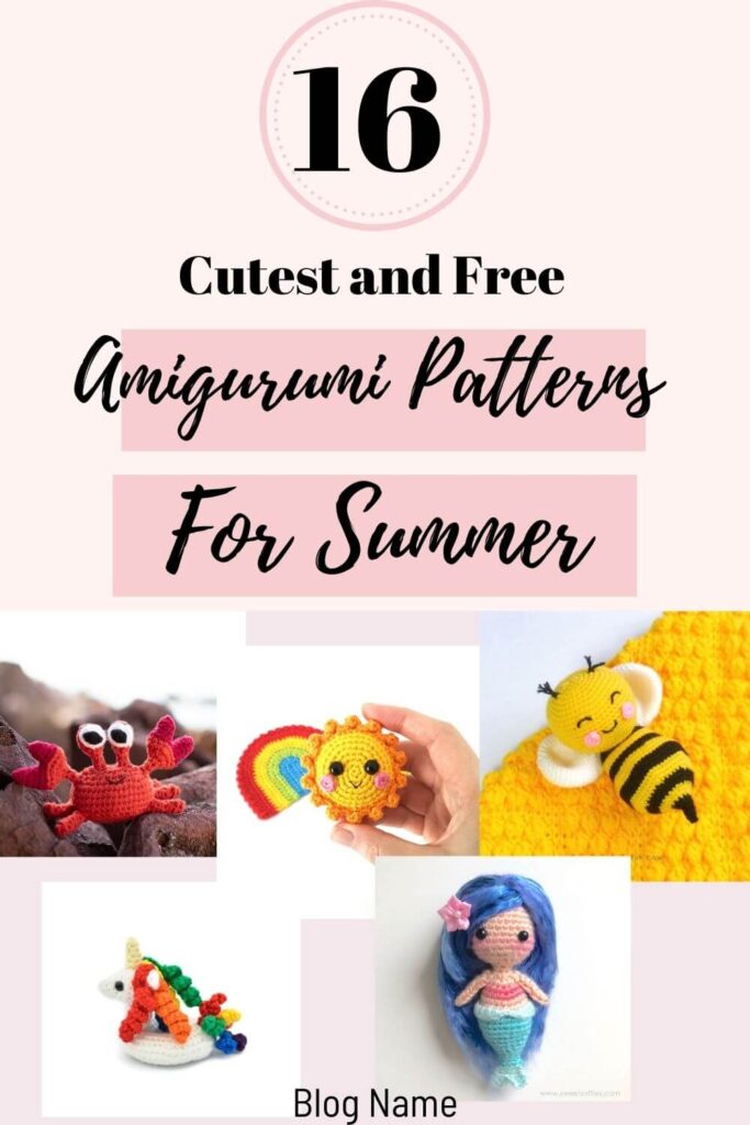 best summer amigurumi toys and animals free crochet patterns and tutorial for beginners