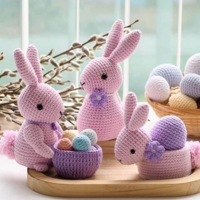 easter bunny crochet pattern