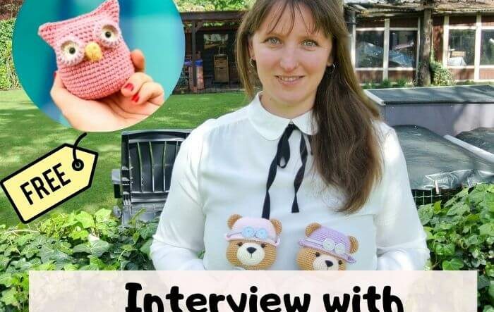 amigurumi designer interview with Rnata and free owl amigurumi pattern