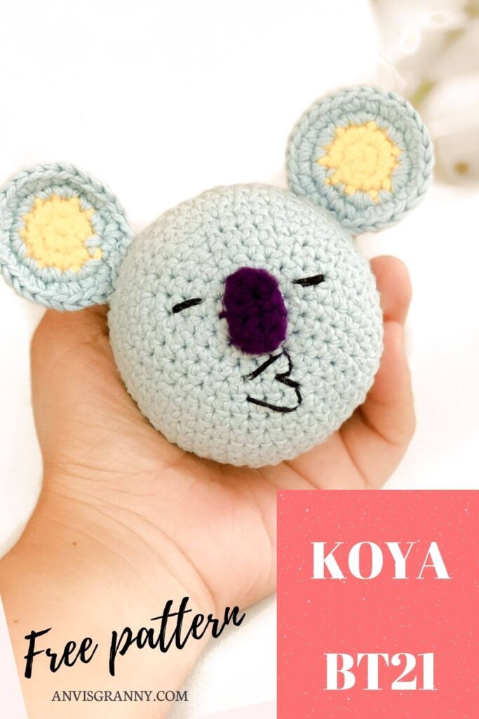 Koya BTS free crochet pattern