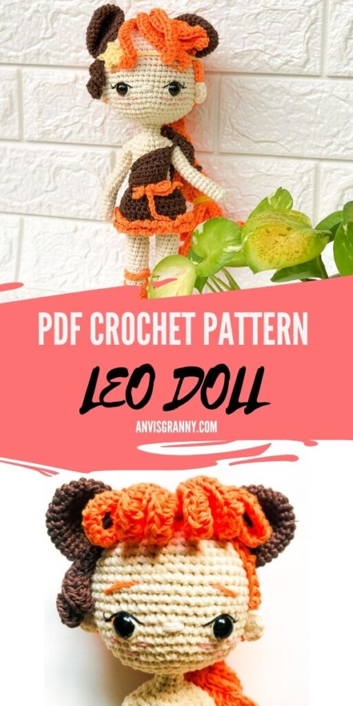 Leo amigurumi doll, Leo Amigurumi Doll &#8211; Zodiac Princess Crochet Pattern Review