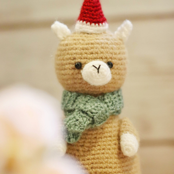 Carl the Christmas Alpaca