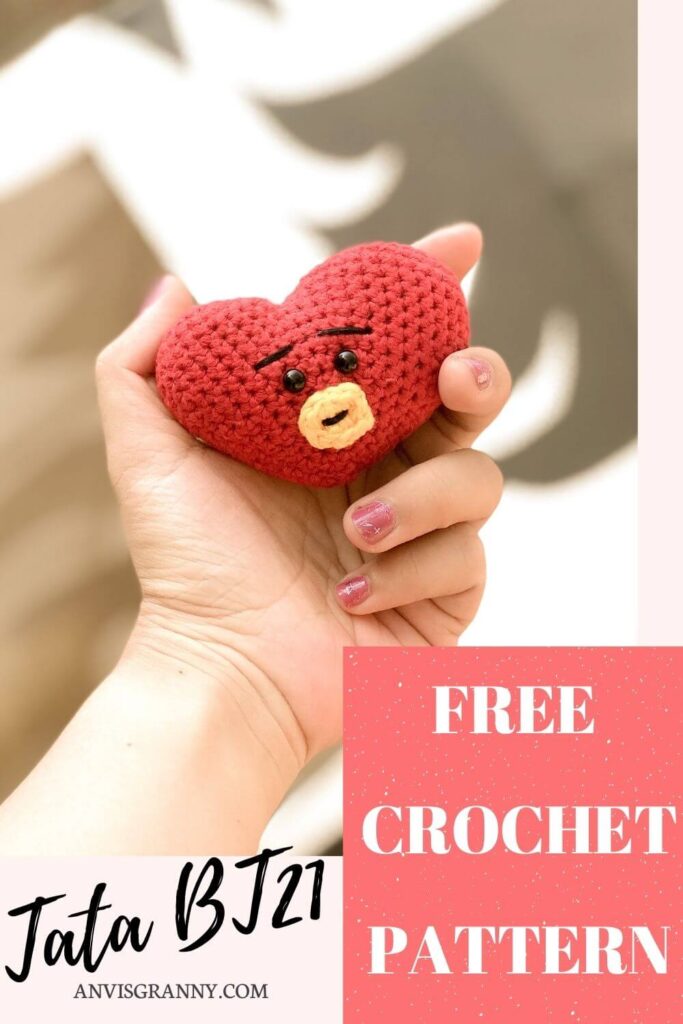 amigurumi Tata BTS free crochet pattern