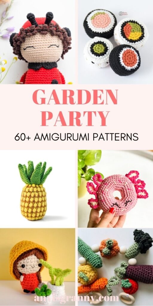 garden party amigurumi crochet pattern
