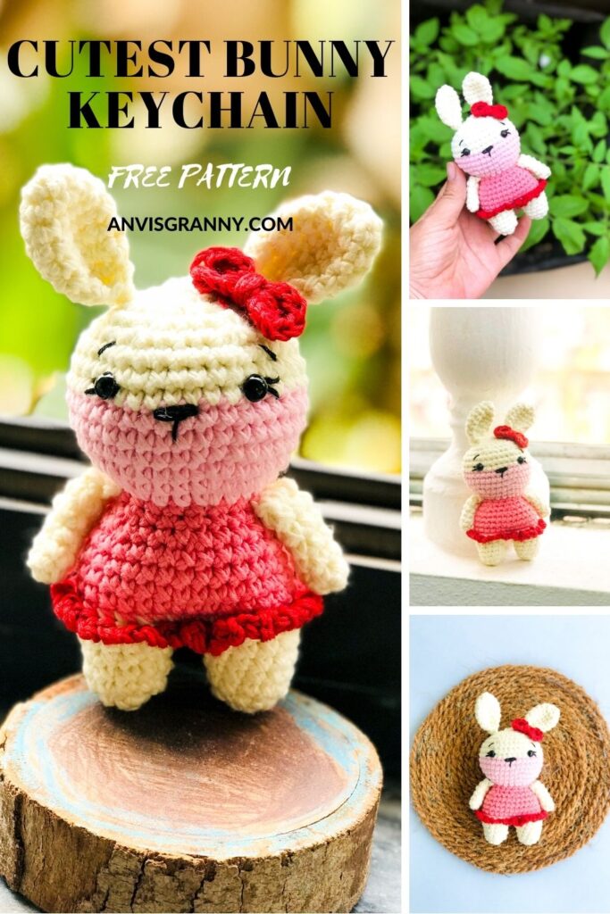 crochet small bunny rabbit amigurumi pattern for beginners