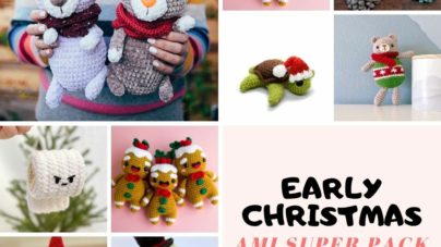 Early Christmas Amigurumi Crochet Pattern Bundle