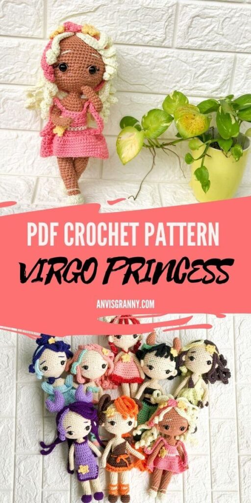 VIRGO zodiac amigurumi crochet pattern