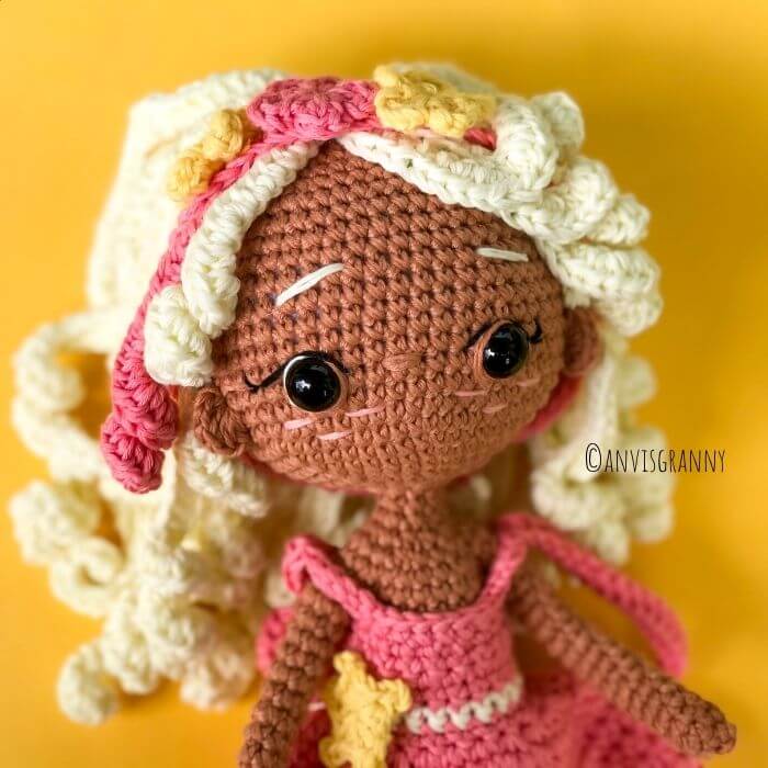 Virgo zodiac amigurumi pattern crochet doll - no sew astrology sign crochet pattern