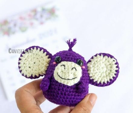 Chinese zodiac monkey amigurumi crochet pattern