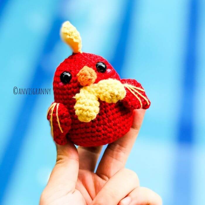 easy crochet rooster pattern for beginners