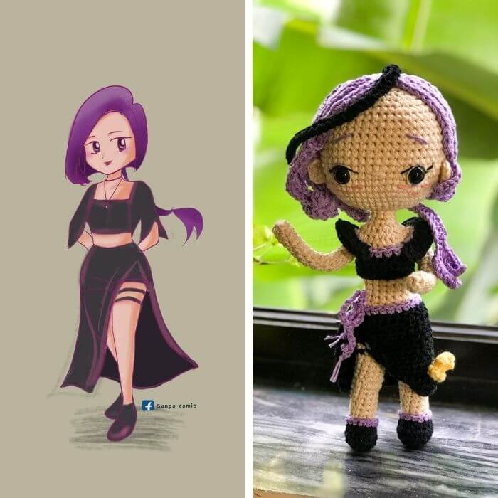 princess doll crochet patterns, Scorpio Zodiac Doll Amigurumi &#8211; Princess Doll Crochet Pattern Review