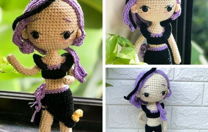 SCORPIO ZODIAC DOLL AMIGURUMI CROCHET PATTERN