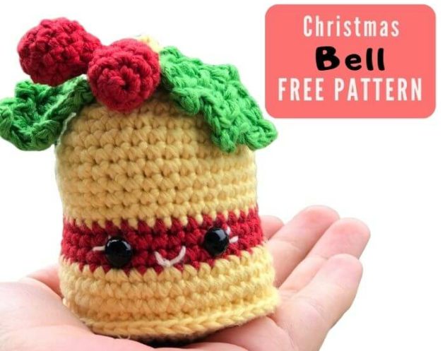free crochet christmas bell pattern, Free Crochet Christmas Bell Pattern Ornament