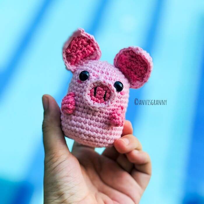 crochet pig pattern easy amigurumi for beginners