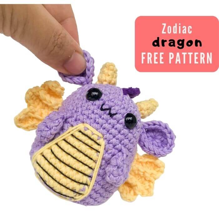 zodiac dragon free amigurumi pattern