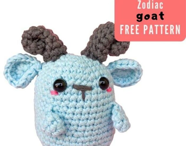 zodiac goat free amigurumi pattern