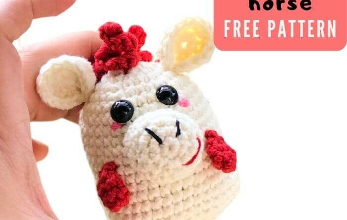 zodiac horse free amigurumi pattern