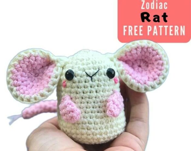 amigurumi mouse free pattern, Amigurumi Mouse Free Pattern &#8211; Free Crochet Pattern Rat Chinese Zodiac