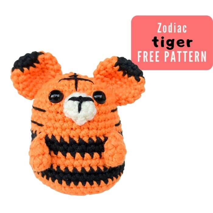 zodiac tiger free amigurumi pattern