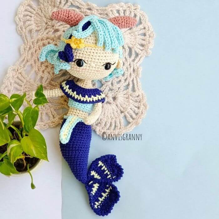 Capricorn zodiac sign amigurumi crochet doll pattern