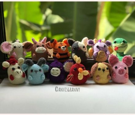 Chinese zodiac amigurumi crochet patterns