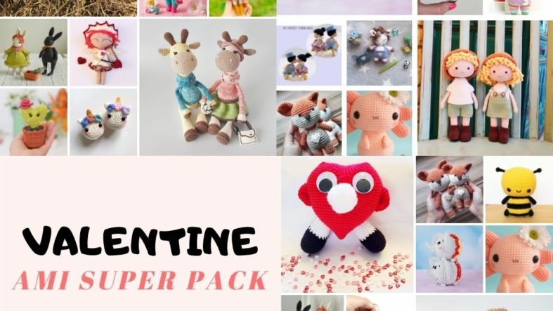 valentine amigurumi crochet pattern pfd