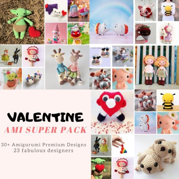 30+ Quick and Super Easy Valentine Day Crochet Amigurumi Patterns