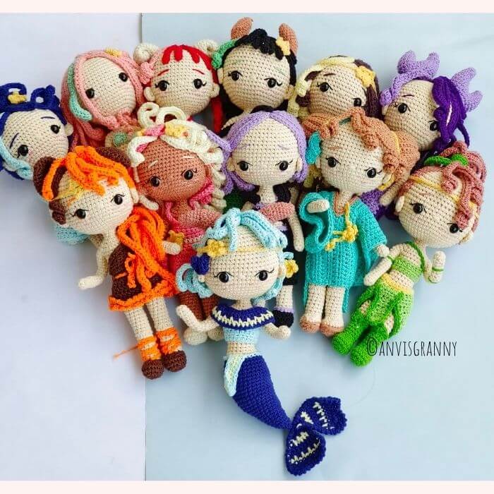Amigurumi Capricorn Zodiac, Amigurumi Capricorn Zodiac Doll Pattern &#8211; Princess Doll Crochet Pattern Review